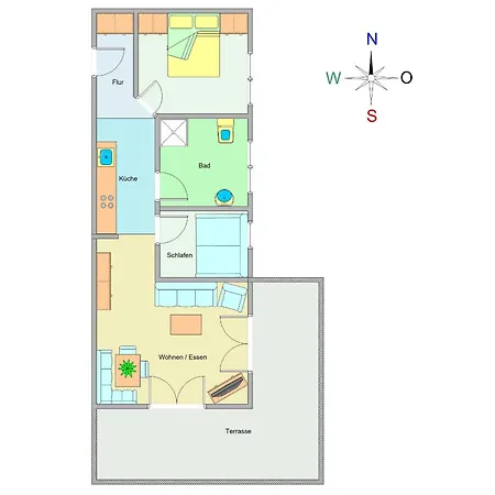 Apartment Appartementhaus Meeresblick E 11